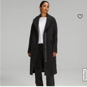 lululemon athletica Charcoal Pea Coat
